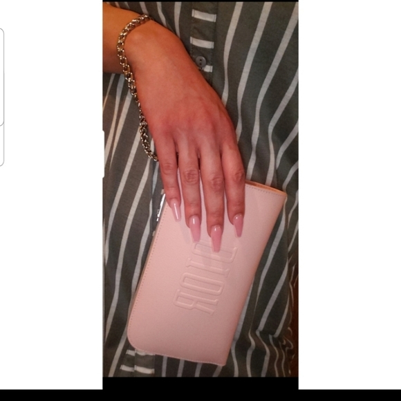 Dior Cosmetic pouch wristlet chain wallet pink - Picture 11 of 11